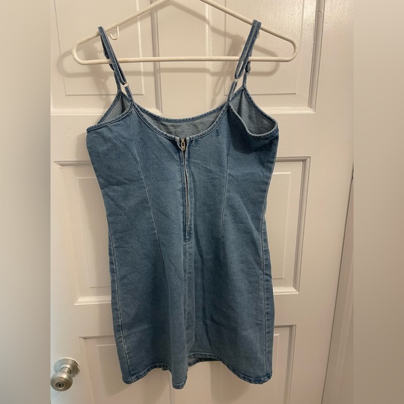 Streetwear Society Denim Slip Dress ✨ - Picture 6 of 8